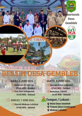 BERSIH DESA  GEMBLEB 2024